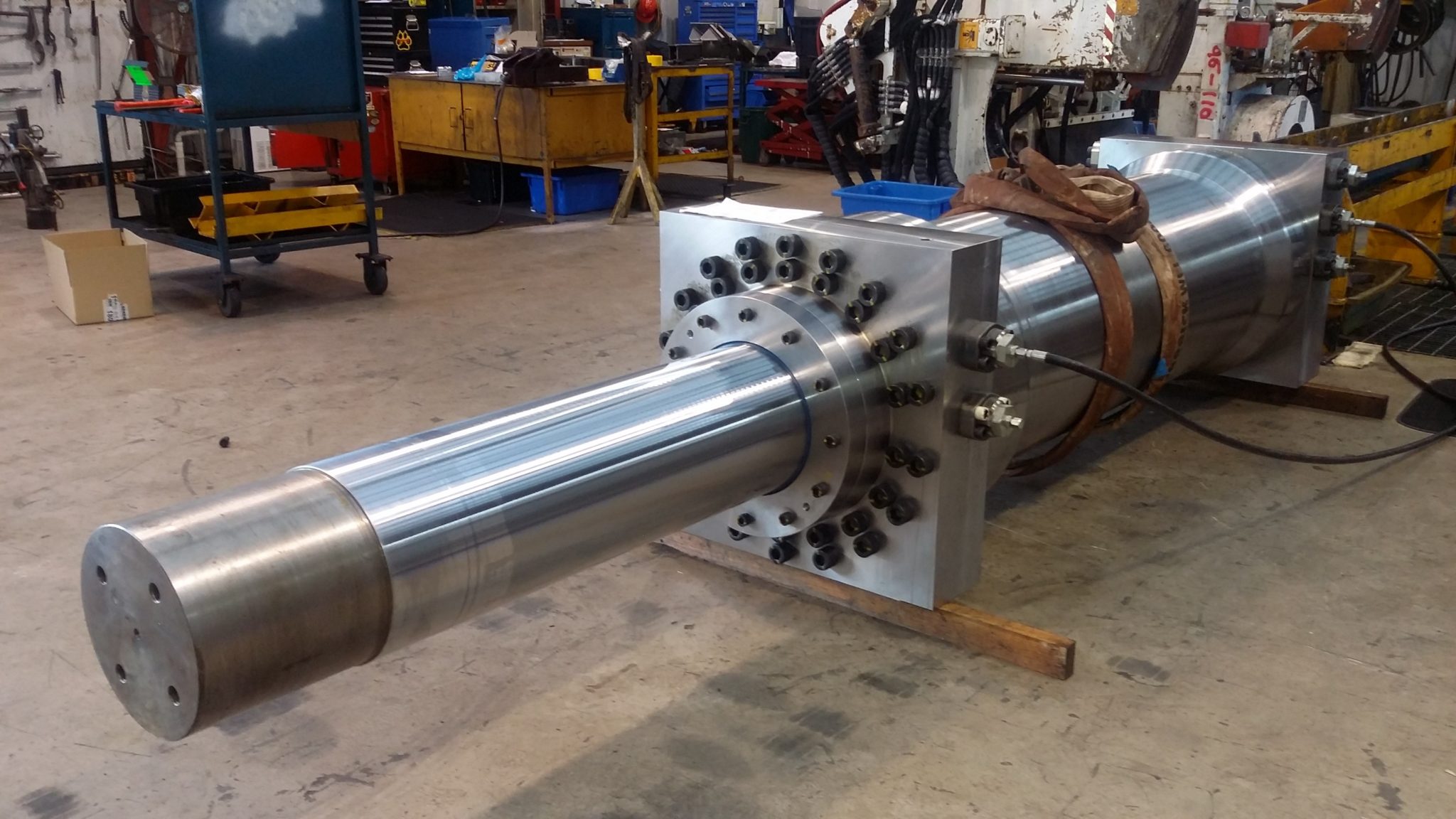 Nine-Tonne Hydraulic Cylinder for Hay Press Machine