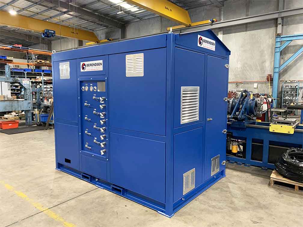 Hydraulic Power Unit Manufacture for Export to an International Gold Mine